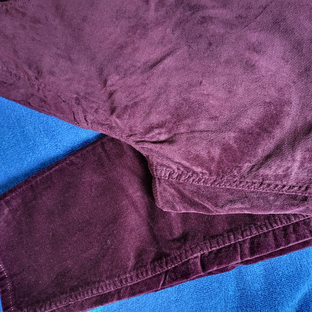 LOFT Red High Rise Jeans - Picture 6 of 7